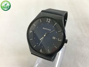 【D-1737】BERING ベーリング ソーラー 腕時計 14440-227 デイト 現状品【千円市場】