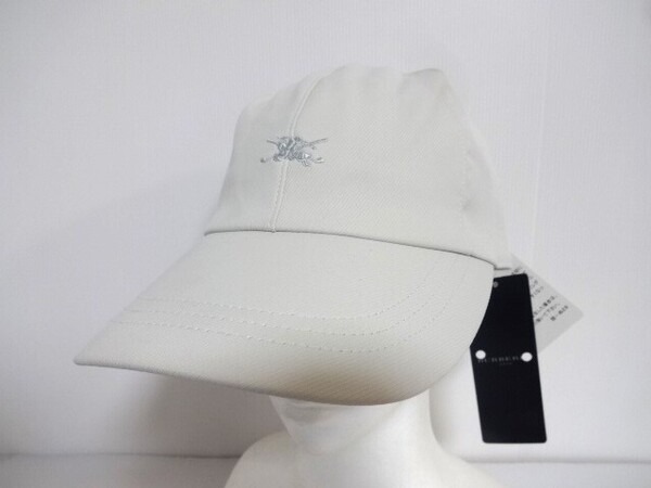 新品未使用 正規品 バーバリー ゴルフ BURBERRY GOLF ホースマーク刺繍 キャップ 日本製 頭囲56~.59.0
