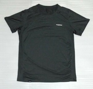 ☆patagonia 半袖Tシャツ XXXLサイズ スポーツ ウェア パタゴニア ストレッチ ティー グレイGLAY(リフレクター反射材プリント)薄軽量約130g