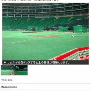 5/1 ホークスvs楽天イーグルス コカコーラシートA 駐車場確保権利券付の画像4