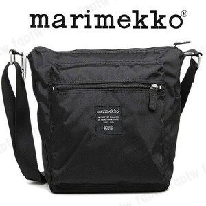 【新品・送料無料】マリメッコ Marimekko PAL ショルダーバッグ 026991 999 ブラック 黒 パル サコッシュ 即決