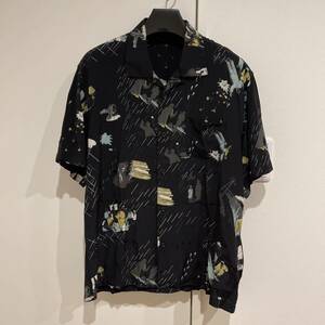 ポータークラシック　フィルムノワールアロハシャツ　ブラック　2018SS