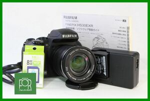 【同梱歓迎】実用■到着後即使える■FUJIFILM FINEPIX HS 30EXR■バッテリー・チャージャー・8GB SDカード付き■OOO277