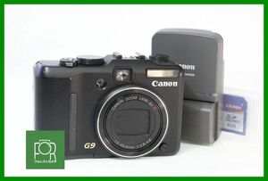 【同梱歓迎】実用■到着後即使える■Canon PowerShot G9■バッテリー・チャージャー・4GB SDカード付き■RRR115