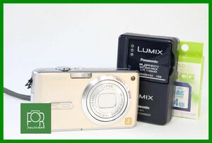 【同梱歓迎】【動作保証・点検済】良品■到着後即使える■Panasonic LUMIX DMC-FX07■バッテリー・チャージャー・4GB SDカード付き■RRR44