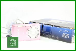 【同梱歓迎】実用■到着後即使える■OLYMPUS μ 5010 ピンク■バッテリー・チャージャー・4GB SDカード・箱付き■■OOO1304