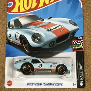 (22-122G) SHELBY COBRA "DAYTONA" COUPE, GULF, ガルフ　, ベーシックカー【ホットウィール】