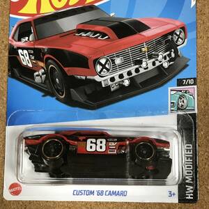 (23-81R) CUSTOM '68 CAMARO, 「速度」の2ND COLOR , ベーシックカー【ホットウィール】