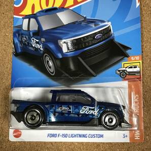 (05-226B.) FORD F-150 LIGHTNING CUSTOM, ブルー、 ベーシックカー【ホットウィール】の画像1