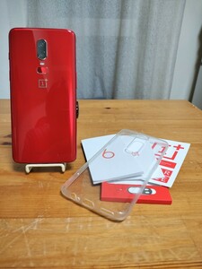 OnePlus6★Lava Red★SnapDragon845/RAM8G/ROM128G★Android11■美品■