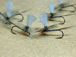 #Rivers# Adams pala Shute ( Adams серый, белый post )#12 итого 6шт.@[ вид ] конечный продукт fly > dry fly >pala Shute серия 