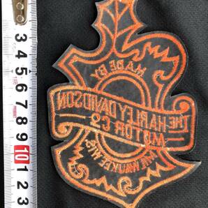 未使用ワッペン ハーレー 90Sビンテージ 刺繍ワッペン HARLEY DAVIDSON MADE BY MILWAUKEEWIS ハーレーダビッドソン の画像2