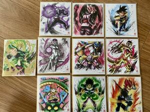 ドラゴンボール 色紙ART ミニ色紙 10枚