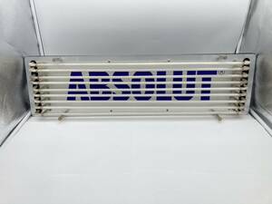 ABSOLUT　VODKA　電光看板　アブソルート　ウォッカ　飾り　壁掛け　BAR　飲食店 お酒　看板 ビンテージ インテリア　レトロ　広告　現状品