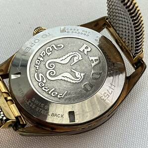 ○【500円スタート】RADO ラドー 11753 デイマスター 30石 シルバー文字盤 AT/自動巻き メンズ腕時計 稼動品の画像6