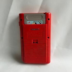 □【500円スタート】Nintendo GAMEBOY TM ゲームボーイ DMG-01 レッド ソフト付きの画像2