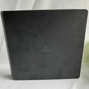 ▽【500円スタート】SONY ソニー プレイステーション4 PS4 CUH-2200A ブラック コントローラー2点の画像5