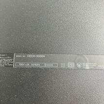 □【500円スタート】SONY ソニー PlayStation3 PS3 チャコールブラック CECH-3000A コントローラー2点・取扱説明書付き_画像7