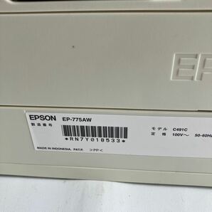 ○【500円スタート】EPSON エプソン インクジェットプリンター EP-775AW ホワイト 2012年製 インクジェット複合機 の画像10