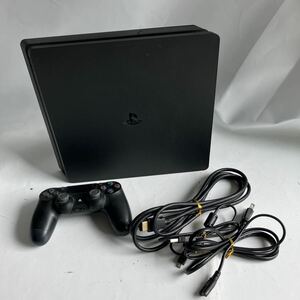*[500 jpy start ]PlayStation4 SONY CUH-2100A jet black controller attaching operation goods 