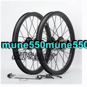 折りたたみ 305/16''自転車リムBMXホイールセット24Hディスクブレーキホイール100/135mmクイックレリース ハブ対応8/9/10/11スピード