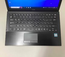 【訳あり】VAIO VJS131C11N 第6世代 Core i3 6100U 2.3GHz 4GB SSD 128GB Bluetooth カメラ Windows10Pro ノートパソコン I249_画像2