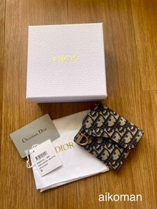 Christian Dior Saddle ロータスウォレット 三つ折り財布 / ディオール