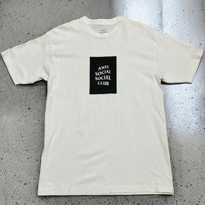 ANTI SOCIAL SOCIAL CLUB USA製 Tシャツ Lサイズ ホワイト 半袖Tシャツ TEE