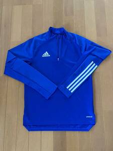 adidas* Adidas *AEROREADY* тренировка tops * рубашка с длинным рукавом * голубой *S размер [USED] прекрасный товар 