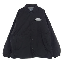 ポークチョップ PORKCHOP PORKCHOP GARAGE SUPPLY 3D B＆S COACH JKT プリント ナイロン コーチ ジャケット ブラック系 XL【中古】_画像1