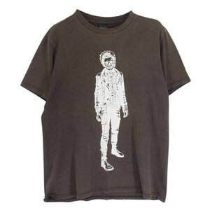 NUMBER(N)INE ナンバーナイン 04SS ドリーム期 アーカイブ 宮下本人期 スカル サングラス ダメージ加工 プリント 半袖 Tシャツ【中古】