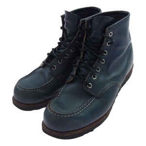 RED WING Red Wing 8853 CLASSIC WORK BOOTS INDIGO PORTAGEmoktu indigo boots charcoal series US11E[ used ]