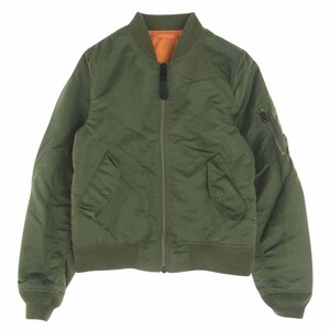 ALPHA Alpha женский MA-1 "куртка пилота" moss green серия M[ б/у ]