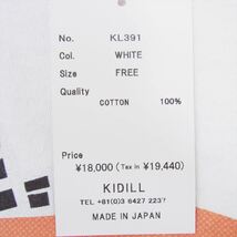 キディル KIDILL 19AW KL391 Red Scare グラフィックプリント ロングスリーブ 長袖 クルーネック Tシャツ カットソー【未使用】【中古】_画像5