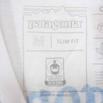 patagonia パタゴニア ハワイ ホノルル店限定 プリント オーガニックコットン 半袖 Tシャツ ホワイト系 M【極上美品】【中古】_画像4