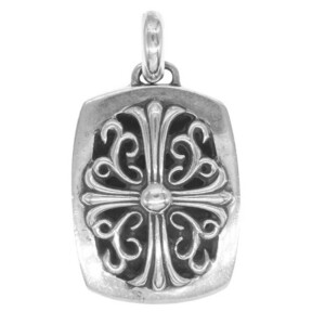 CHROME HEARTS クロムハーツ（原本無） KEEPER PENDANT キーパー シルバー ペンダント トップ シルバー系【中古】