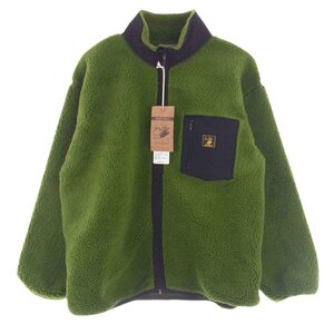 ANDFAMILYS アンドファミリー JK-2310752 ITALIAN BOA JACKET イタリアン ボア フリース ジャケット グリーン系 L【美品】【中古】