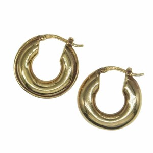 BOTTEGAVENETA Bottega Veneta Esse n car ru hoop iya ring earrings Ag925 stamp silver gold group [ used ]