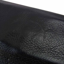 CHROME HEARTS クロムハーツ（原本無） LONG WALLET グリーシー クロスボタン レザー ロング ウォレット ブラック系【中古】_画像8