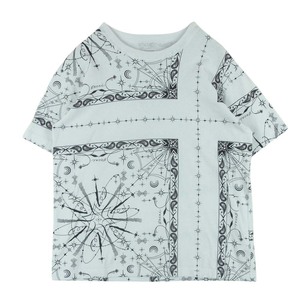 Sacai サカイ 20-02343M Dr.Woo ドクターウー Bandana Print T-Shirt バンダナ プリント 半袖 Tシャツ ホワイト系 【中古】