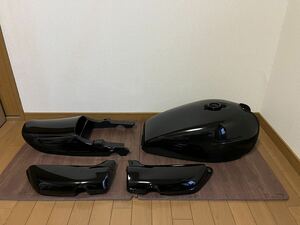 カワサキ　 Z1Ｚ2 火の玉　ブラックゴースト　カラー　キャンディーブラック　MRS 外装　セット　新品　未使用　ロングピッチ