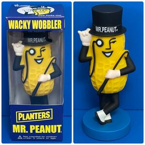 Funko ファンコ Mr.PEANUT ミスターピーナッツ フィギュア BOBBLE HEAD バブルヘッド ボブルヘッド ボビングヘッド アメリカ雑貨 新品 No.Aの画像1