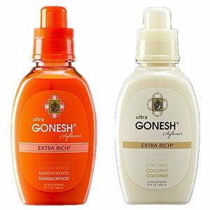 GONESH ガーネッシュ ウルトラソフナー 濃縮タイプ 柔軟剤 600mL Sandalwood サンダルウッド COCONUT ココナッツ 新品未開封 2個セット