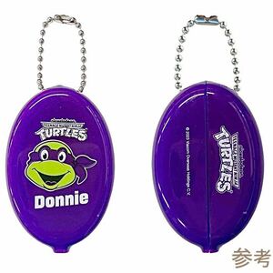 TURTLES タートルズ キャラクター コインケース キーチェーン キーホルダー ラバー MADE IN USA アメリカ雑貨 新品 No.UE