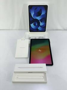 Apple no. 5 generation iPad Air Wi-Fi 256GB blue MM9N3J/A-A2588+ no. 2 generation Apple pen sill MU8F2J/A-A2051 2 point limitation guarantee inside secondhand goods 