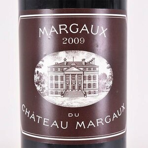 1円～★マルゴー デュ シャトー マルゴー 2009年 赤 ※ 750ml 14% マルゴー サード Margaux du Chateau Margaux D140172