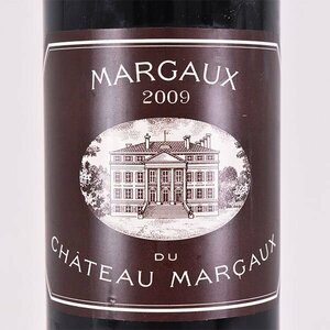 1円～★マルゴー デュ シャトー マルゴー 2009年 赤 ※ 750ml 14% マルゴー サード Margaux du Chateau Margaux D140171