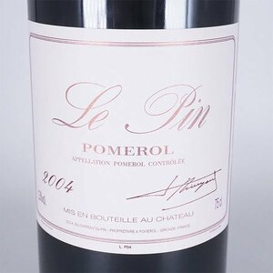 БЕСПЛАТНАЯ ДОСТАВКА ★ ЧЕРНАЯ ПИН 2004 RED 750ML 13% Pomrol Chateau Le Pin TD07076