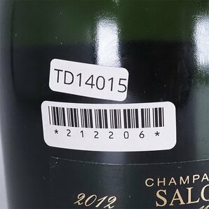 1円〜★サロン ル メニル ブラン ド ブラン ブリュット 2012年 並行品 750ml 12% シャンパーニュ Salon Le Mesnil TD14015の画像7