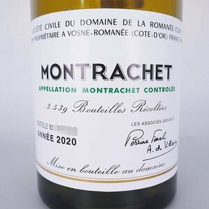 送料無料★DRC ロマネコンティ モンラッシェ 2020年 白 ★ファインズ輸入 750ml 14% ルロワ Romanee Conti MONTRACHET TD28044